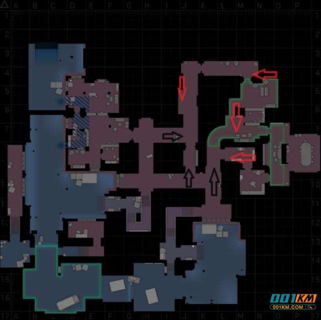 CSGO迷经常会忽视地形图产生优势与劣势!